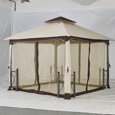 China Patio\Garden\Outdoor Aluminum Gazebo Recessed Outdoor Camping Gazebo Heater Heavy Duty Steel Frame 3x3m for sale