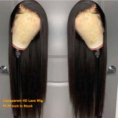 China 180% Body Wave 4x4 Lace Closure Wig 130% 150% Wholesale Sellers, Natural Straight Hair Wigs 100% 4x4 Cuticle Aligned Closure Wig for sale