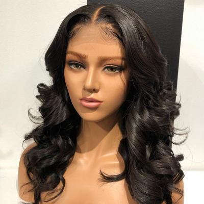 China Best Quality Body Wave Short Brazilian Virgin Human Hair Full Color Wigs 100% Lace Closure Transparent for sale