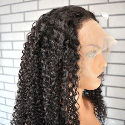 China Body Wave 30 Wigs 100% Thick Curly Hair 40 Inch Virgin Hair Lacefront Wigs 13x4 Afro Swiss Long Lace Wigs Thick Curly Hair for sale