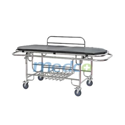 China Hospital Bed Hospital Stainless Steel Emergency Stretcher Trolley ST002 for sale