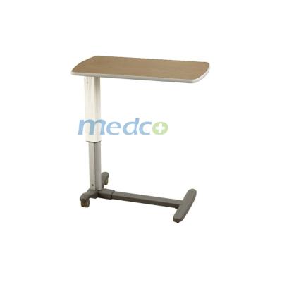 China Traditional Medical Instrument Caster Bed Overbed Revolving Table for sale