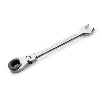 China CR-V Quality Professional DIY Tools Flexible Ratchet Spindle Nut Key Wrench for sale