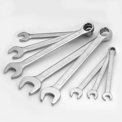 China Hot Selling CR-V Industry Standard Germany Chrome Chrome Vanadium Plated Metric Combination Wrench With High Quality for sale