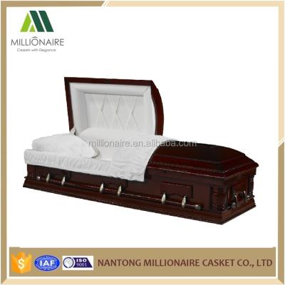 China American Style Walnut Wood Caskets and Wholesale American Casket Casket for sale