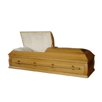 China American Solid Wood Funeral Coffins Normal Size Export Poplar Style Adult Online Application for sale