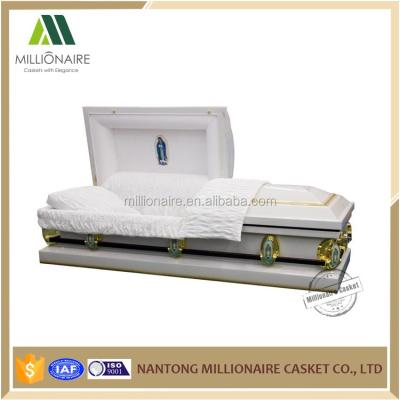 China Wholesale American Style China Metal Funeral Caskets and Caskets for sale