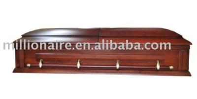 China American Style Funeral Products Rental Wooden Casket for sale