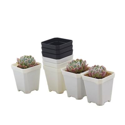 China Flower Plastic Pots Garden Indoor Nursery Plant Pot Succulent Breathable Planting Pot Set for Livingroom Office Home 2022 for sale