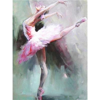 China Full Drill 5D DIY Diamond Painting Set Dancing Girl Dimond Cross Stitch Kit Custom Painting Environmental Friendly Gift for sale