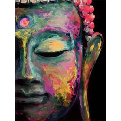 China Environmentally Friendly Religion Fashion Canvas Diamond Painting DIY Embroidery Art 5D Diamond Painting Buddha Full Drill for sale