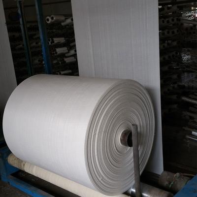 China Recyclable UV Resistant Waterproof Laminated White PP Woven Fabric Roll for sale