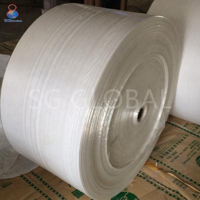 China Heavy Duty White PP Woven Coated Fabric From China Tear-Resistant Manufacturer for sale