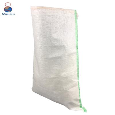 China Wholesale Custom Logo Size China Factory 50kg Printed Durable Moisture Proof Plain PP Plastic Bags for sale