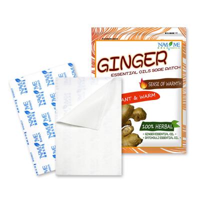 China Using Nan Me Ginger Hot Formula Pain Relief Patches Essential Oils Herbal Natural Herbal Stiff Muscle Sore Sore Pain Correction Oil Shoulders Patches for sale