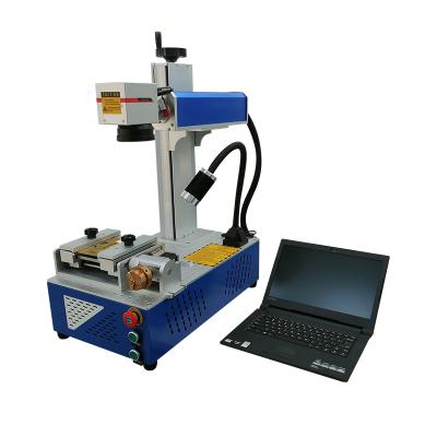 China Laser Marking 30W Fiber Laser Marking Machine Laser Marker Raycus Source For Metal Rings Bracelet Plastic Jewelry for sale