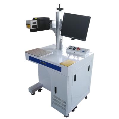 China Laser marking dynamic focus 3D mopa 100w color fiber laser marking machine for black deep color marking on metal fine laser for sale