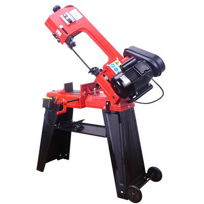 China VERTICAL 750W Small Red Electric Band Saw Cutting Machine is used for cutting various materials for sale