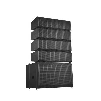 China Dual 6inch Active Mini Stage Line Array Speaker Built DSP Amplifier for sale