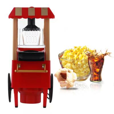 China Mini Household Retro Fast High Quality Multi-colors Portable Electric Popcorn Maker With Trolley for sale