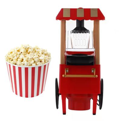 China High Survey Quick Popcorn Machine Retro Automatic Portable Hot Air Popcorn Maker For Home for sale