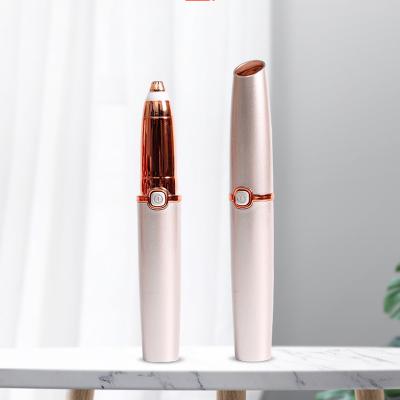 China Mini Electric Eyebrow Trimmer For Safety ABS Hot Sale Lady Eyebrow Lipstick Shaping Portable Trimmer Eyebrow Shaver for sale