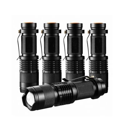 China Emergency 3 Pockmarked Moeds Fit Waterproof Military Led Rechargeable Flashlight Torch for sale