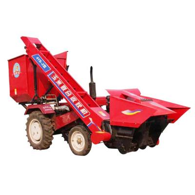 China Miwell Mini Combine Harvester Tractor Mounted Small Maize Harvester Maize Harvester For Farm for sale