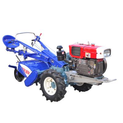 China Farms Miwell 18HP Hand Walking Agricultural Tractor With Rotavator for sale