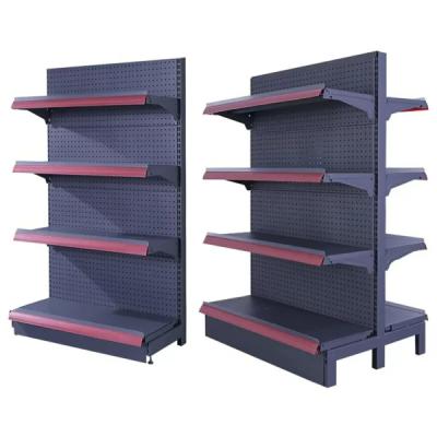 China Double Sided Powder Coating Customized Layer Supermarket Shelving Gondola, Shelf Supermarket for sale