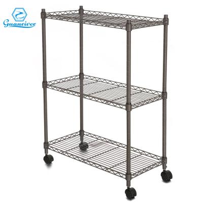 China High Quality Adjustable Corrosion Protection Chrome Wire Indoor Heavy Duty Shelving For Storage for sale