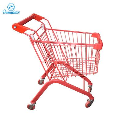 China Reusable Wholesale Supermarket Children's Guanriver Trolley Kid Shopping Shopping Carts for sale