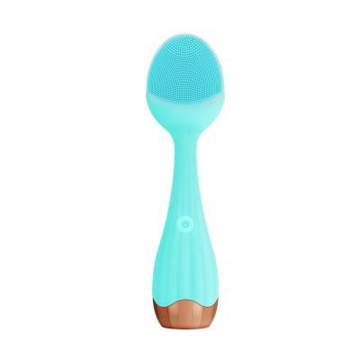 China DEEP CLEANING Best Selling New Arrival 2021 DEEP CLEANING 2 in 1 Level Facial Rechargeable Facial Brush Silicone 4 Speed ​​USB Cleaning Brush for sale