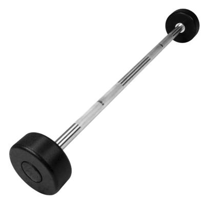 China Durable Power Bar Barbell Chrome Weightlifting Barbell Bar for sale