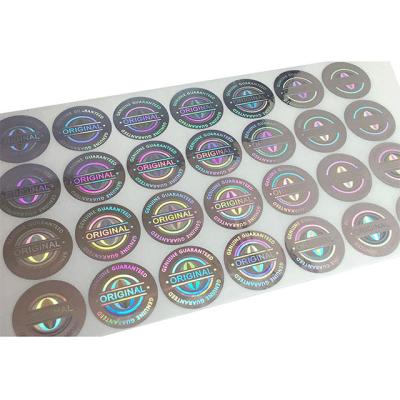 China High Security Holographic Tamper Evident Sticker Customized Hologram Sticker for sale