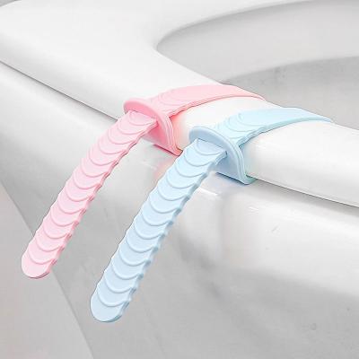 China Hot Selling Four Seasons Bathroom Toilet Lift Sanitary Lid Seat Lifter Anti-dirty Lid Accessories for sale