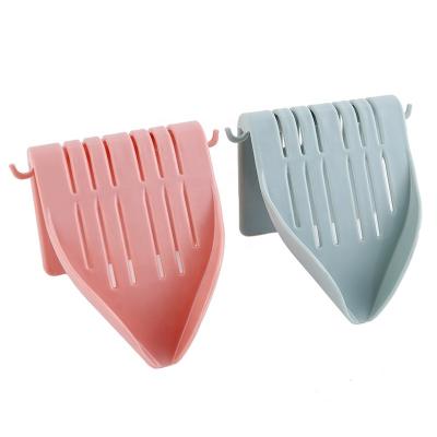 China Household Dry Easy Drainage Wall Mounted Bathroom Soap Kitchen Plastic Unperforated Soap Box for sale