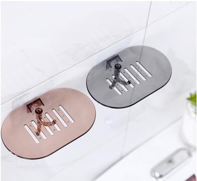 China Soap Wall Mounted Crystal Bathroom Soap Holder Drain Soap Dish Bathroom Soap Box Without Dry Box Easy Punch for sale