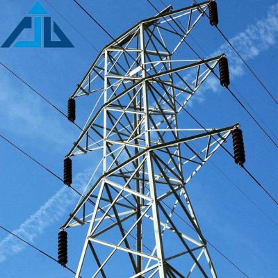 China Factory power transmission line lattice galvanized telecommunacation steel tower for sale