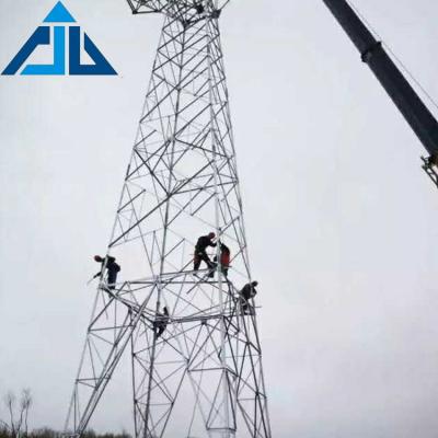 China High strength standard size of galvanized steel angle iron tower for sale