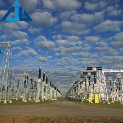 China Galvanized electric power supply high quality substation steel structure for sale