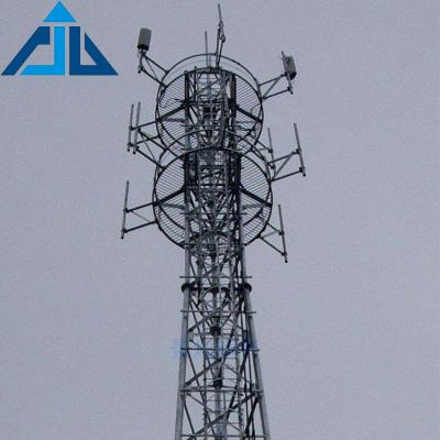 China Telecommunacation steel truss elevator monopole antenna towers for sale