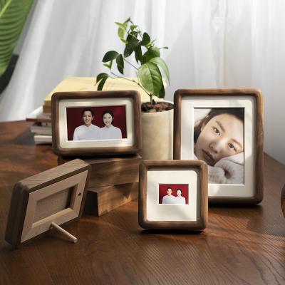 China Hot Selling Decorative Photo Frame Color Floating Decorative Natural Wood Frame Mount For Printing Canvas Painting for sale