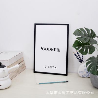 China High Quality Custom Black Aluminum Picture Frame Decorative Home Decor Wholesale Picture Frame for sale