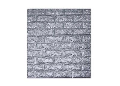 China Self Adhesive 3D Foam Brick Decorative Foam Wall Sticker Roll For Living Room Decor for sale