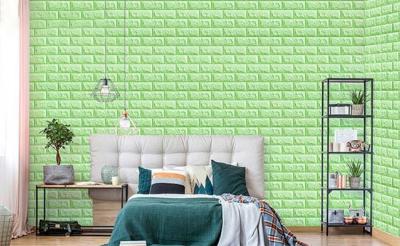 China Papel pintado fuerte de la espuma del ladrillo del vinilo de la viscosidad 3D para la decoración de la pared en venta