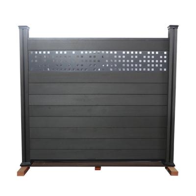 Κίνα Garden Co Extrusion Wpc Fence Panel Wood Plastic Composite Mildew Proof προς πώληση