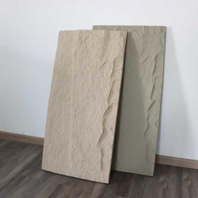 China Falsa prenda impermeable de lujo interior 3D 100m m decorativo del panel de pared de piedra de la PU en venta