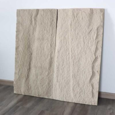 China El panel cultural Grey Simulation Polyurethane oscuro 120 * los 60cm de la piedra de la PU de la decoración casera en venta