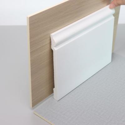 China Waterproof Polystyrene Skirting Board 3m PS Mouldings For Interior Wall en venta